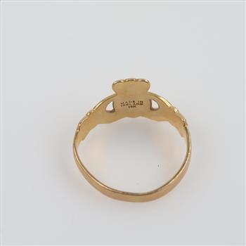 14kt Gold Claddagh Ring