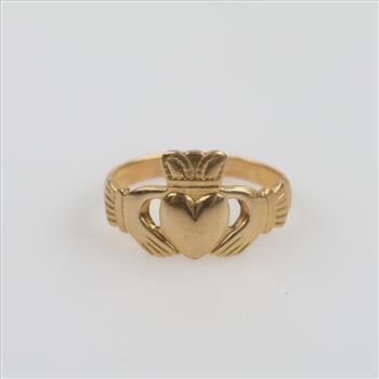 14kt Gold Claddagh Ring