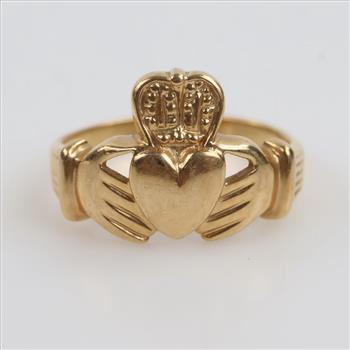 14kt Gold Claddagh Ring