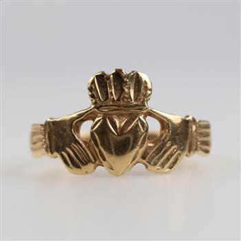 14kt Gold Claddagh Ring
