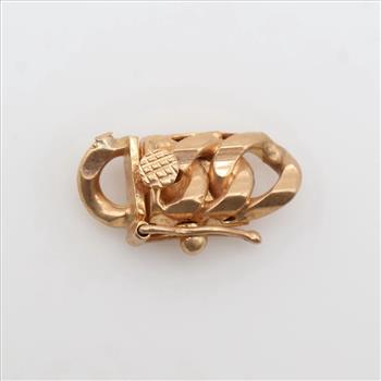 14kt Gold Clasp Piece