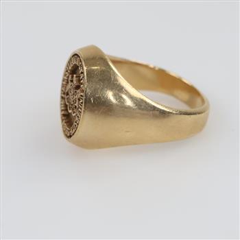 14kt Gold Penn State U. 1855 Ring