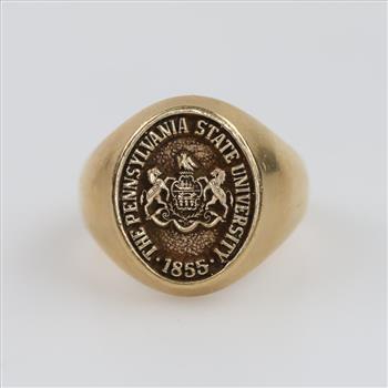 14kt Gold Penn State U. 1855 Ring