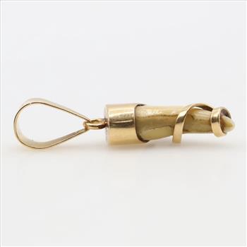 14kt Gold Claw Pendant