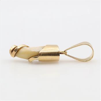 14kt Gold Claw Pendant