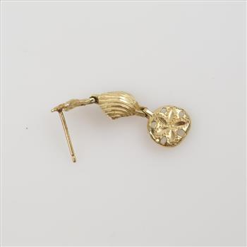 14kt Gold Coastal Dangle Earrings
