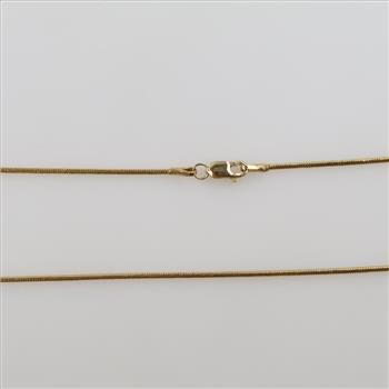 14kt Gold Cocoon Chain Necklace