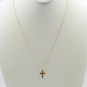 14kt Gold Cross Necklace