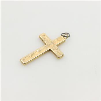 14kt Gold Cross Pendant