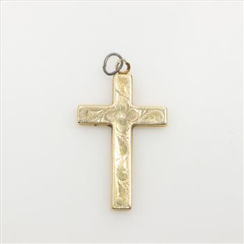 14kt Gold Cross Pendant