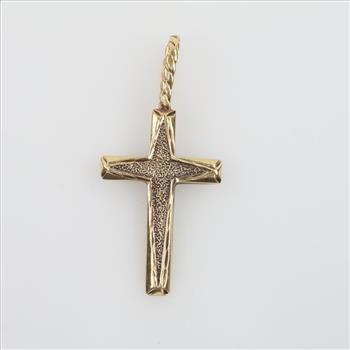14kt Gold Cross Pendant
