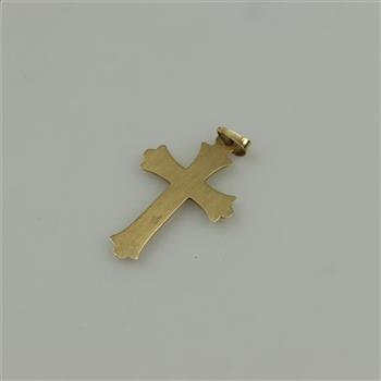 14kt Gold Cross Pendant