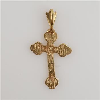 14kt Gold Cross Pendant
