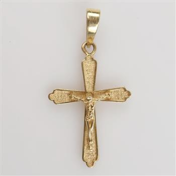 14kt Gold Cross Pendant