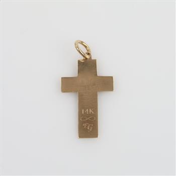 14kt Gold Cross Pendant