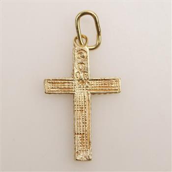14kt Gold Cross Pendant