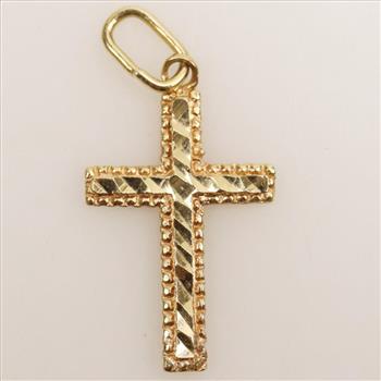 14kt Gold Cross Pendant