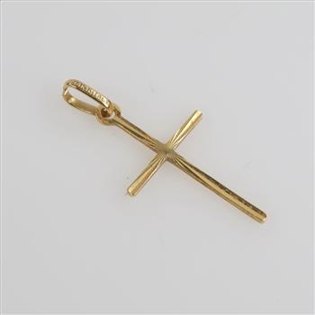 14kt Gold Cross Pendant