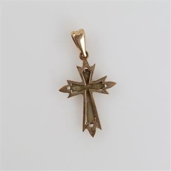 14kt Gold Cross Pendant