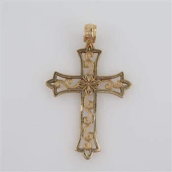 14kt Gold Cross Pendant