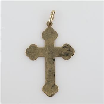 14kt Gold Cross Pendant