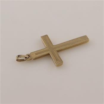 14kt Gold Cross Pendant