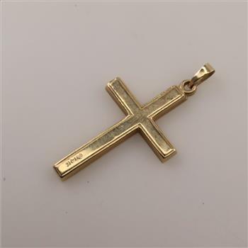 14kt Gold Cross Pendant
