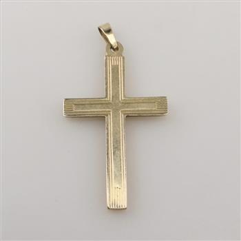 14kt Gold Cross Pendant