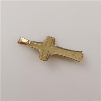 14kt Gold Cross Pendant