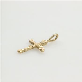 14kt Gold Cross Pendant