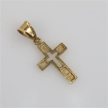 14kt Gold Cross Pendant