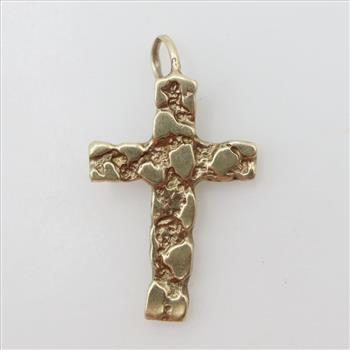 14kt Gold Cross Pendant