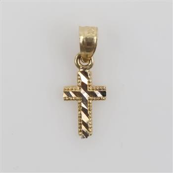 14kt Gold Cross Pendant