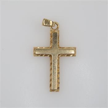 14kt Gold Cross Pendant