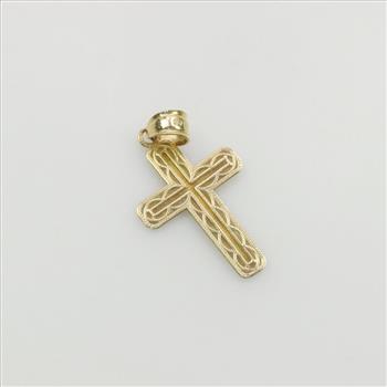 14kt Gold Cross Pendant