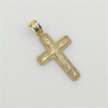 14kt Gold Cross Pendant