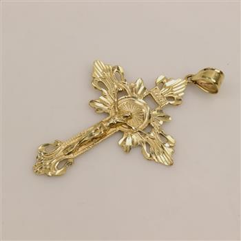 14kt Gold Cross Pendant
