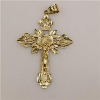 14kt Gold Cross Pendant