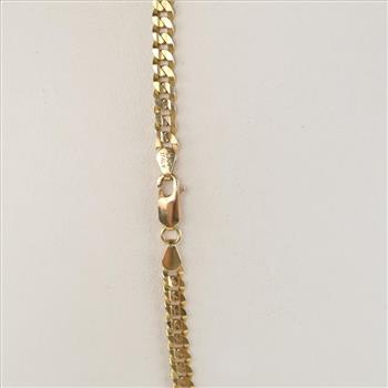 14kt Gold Cuban Link Necklace