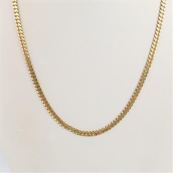 14kt Gold Cuban Link Necklace