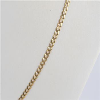 14kt Gold Cuban Link Necklace