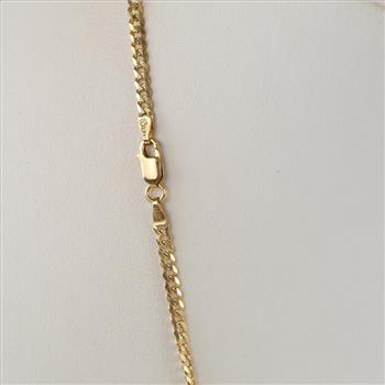14kt Gold Cuban Link Necklace