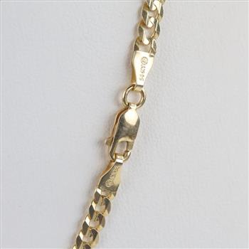 14kt Gold Cuban Link Necklace