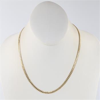 14kt Gold Cuban Link Necklace