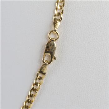 14kt Gold Cuban Link Necklace