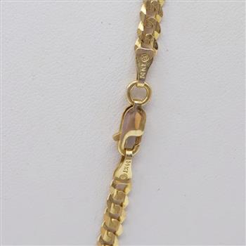 14kt Gold Cuban Link Necklace