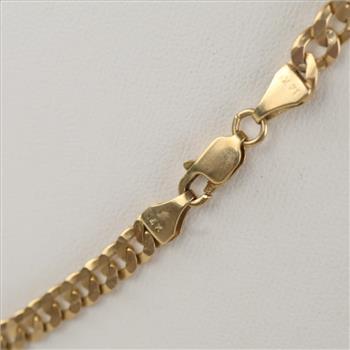 14kt Gold Cuban Link Necklace