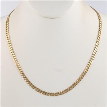 14kt Gold Cuban Link Necklace
