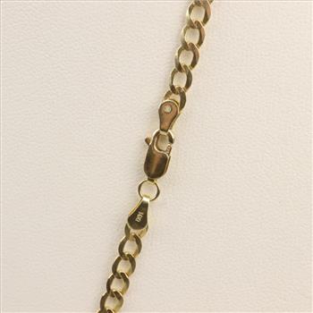 14kt Gold Cuban Link Necklace