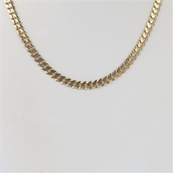 14kt Gold Cuban Link Necklace